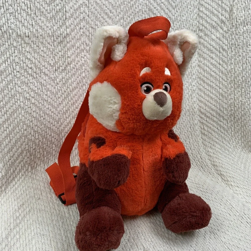 Turning Red Mei‎ Panda Plush Backpack Bag Disney Pixar 12
